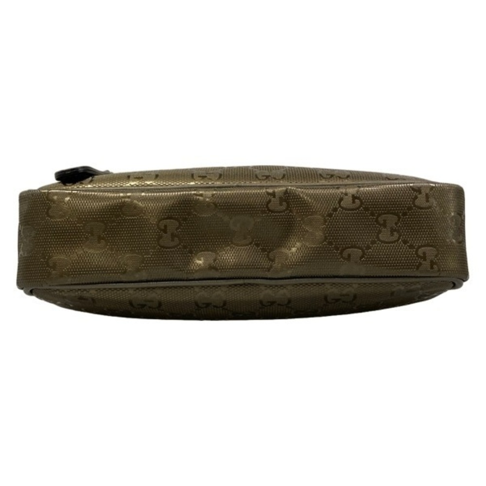 Gucci Shoulder Bag Imprime Leather Khaki Green - Picture 6 of 10